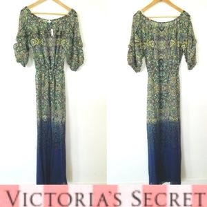 Victoria's Secret Vintage Sheer Paisley Ombre Swim Cover-up Dress NWT BeachVacay